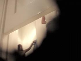 Girl helps man try on jeans in the fitting room