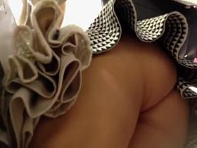 She isn't wearing any panties today