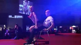 public lap dance with a flexi babe