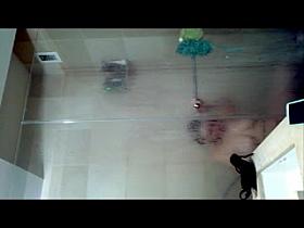 Shower Girl Brush Teeth Wash Pussy Masturbate