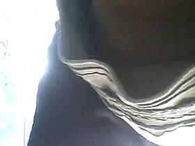 Asian Chick on the Escalator