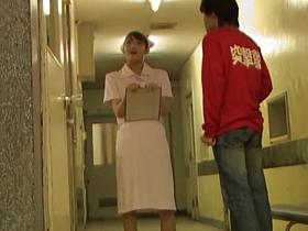 Man voyeurs hot white panty sharking the nurse skirt