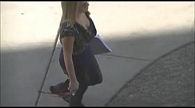 Street Candid NN Down blouse 04