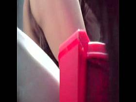 Girl in a hover-pissing action in this spy cam bathroom video