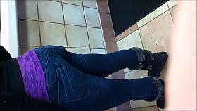 Hot Latina at Wendy's