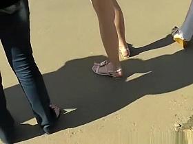 Teen in short dress sexy ass upskirted