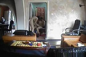 Caught fucking on chair