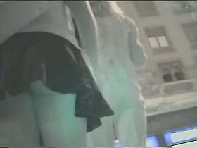 Teen ass upskirt on a date night