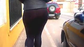Milf leggins transparent part1