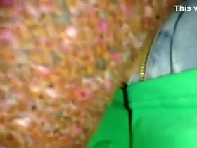 Guy rubs cock in woman's ass