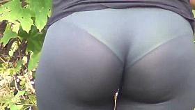 See-trough leggings