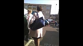 spy beautiful mature legs