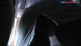 Round gazoo and lace panty up the petticoat