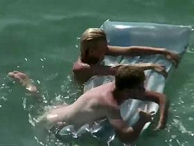 Cute girl gets fucked in the water