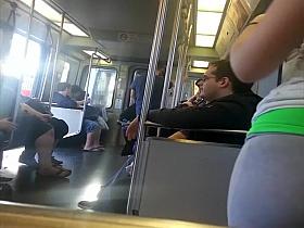 Teen girl is eager to get off