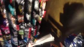 Big boob white girl in tank top