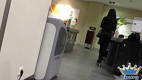 Sexy Chick in Black Pants and High Heels