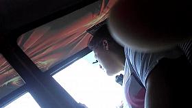 she looks my flashing