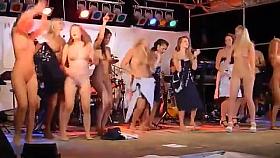 Girls at local nudist clubs, party down every weekend