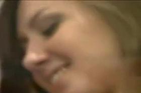 My busty girlfriend makes shower masturbation for me