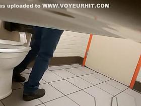 Coffee shop hidden camera in toilet