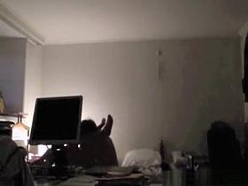 Teen couple fucking in bedroom