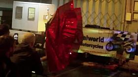 stripper at bike show