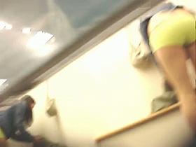 Amateurs voyeured only in panties on hunter