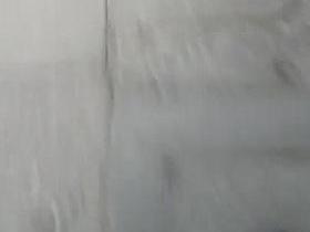 cum on sexy girl hair in public