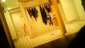 Hidden camera films ladies in the shower