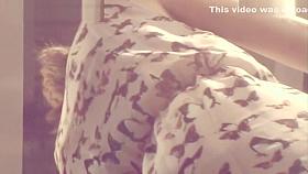 Upskirt Porn With A Butterfly In Light Dress