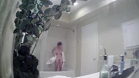 Shower spy busty found