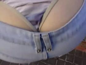 Real amateur candid voyeur blonde