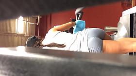 Gym Asian tight ass 2