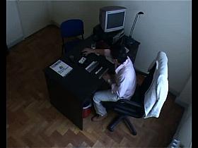 Voyeur vid with secretary