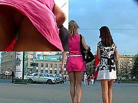 Charming a-hole up pink suit