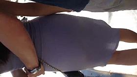 Asian in see thru dress