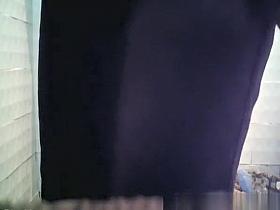 Shaved vagina being cleaned