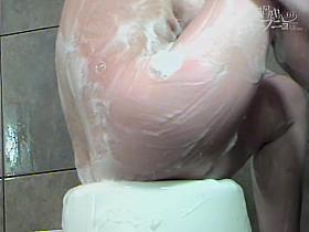 One Asian bimbo on shower spy cam softcore scenes dvd 03023