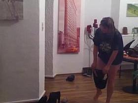 Window Voyeur - spied chubby wife 2-3