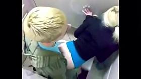 Couple caught fucking in the school bathroom