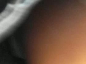 Short skirt of a hot blonde invites a street voyeur