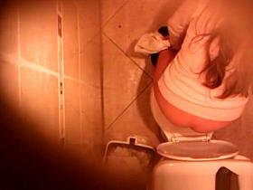 Hidden camera over the toilet
