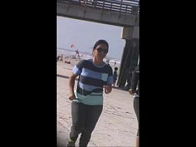 double latina milfs tit jiggle jogging on beach 29