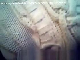 Busty girl groped by penis