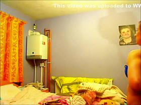 Hidden cam barely caught her boobs