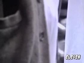 Two Asian nurses getting involved into sharking action after leaving work