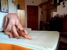 Dilettante italian pair in a ideal sextape