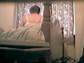 Fat mature getting dressed on home sex cams video