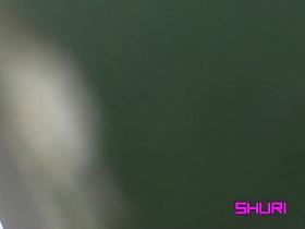 Stunning oriental brunette flashes her holes while her skirt gets snatched